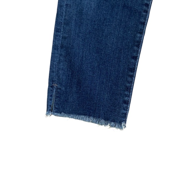 AG Adriano Goldschmied Prima Crop Cigarette Distressed Raw Hem Denim Jeans 28R - Picture 7 of 12